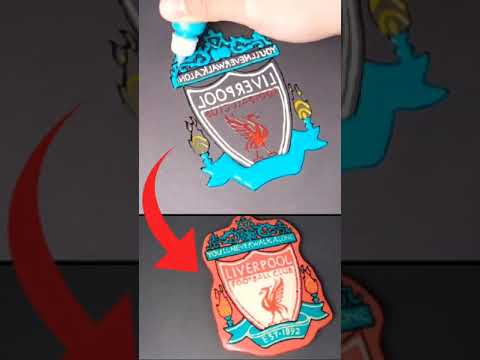 Liverpool logo - pancake art . draw