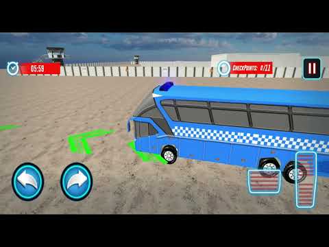 Flying Police Bus Prisoner Transport Driving