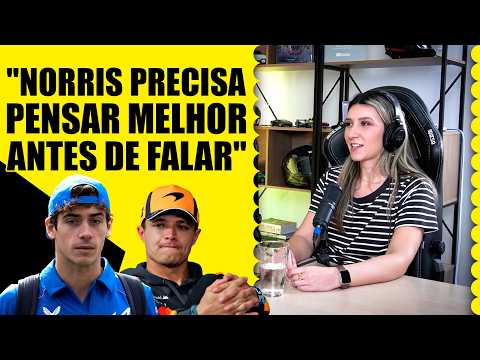 A GUERRA DE PALAVRAS entre Norris e Colapinto na F1