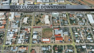 Traffic alert: Downtown Tucson street closure for Armory Park work