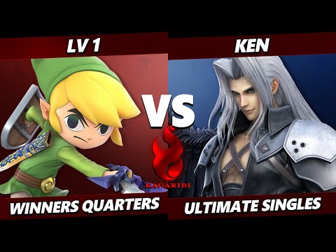 Kagaribi 9 - Lv.1 (Toon Link) Vs. KEN (Sephiroth) SSBU Ultimate Tournament