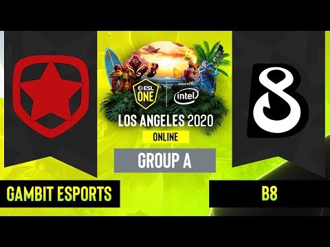 Dota2 - Gambit Esports vs. B8  - Game 2 - Group A - EU/CIS - ESL One Los Angeles