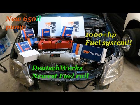 New DeatschWerks Fuel System for the Hatch!!!