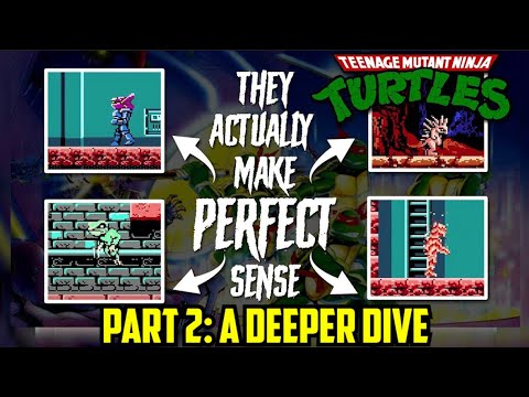 PART 2: A DEEPER DIVE - Enemies in the First TMNT Game Actually Make PERFECT Sense (NES)