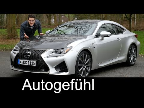 Lexus RC F Carbon FULL REVIEW test driven top version 5.0 l V8 480 hp new neu 2016