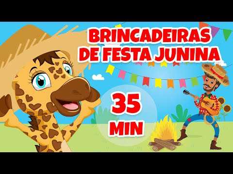 Brincadeiras de Festa Junina - Giramille 35 min | Desenho Animado Musical