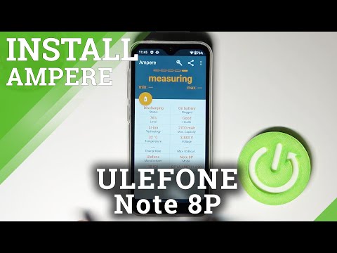 Battery Ampere App on ULEFONE Note 8P – Check Battery Temperature