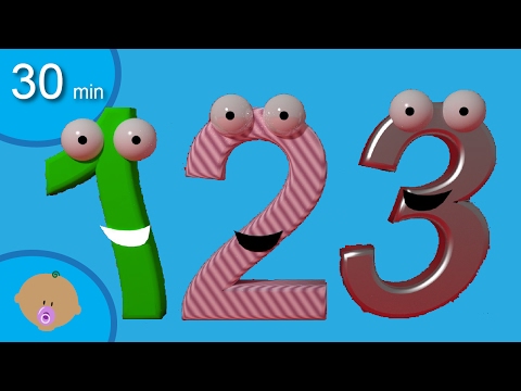 Learn numbers and counting for toddlers - My first number book and more picture books for babies