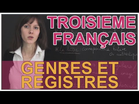 Genres et registres