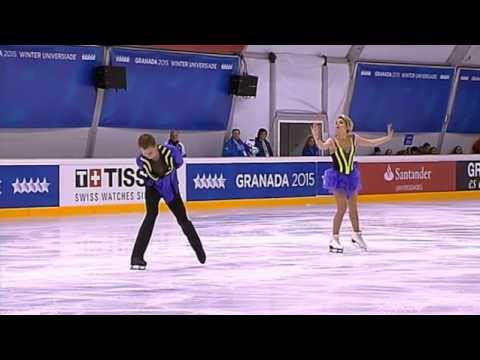 Evgenia KOSIGINA / Nikolai MOROSHKIN (RUS) FD @ Winter Universiade 2015