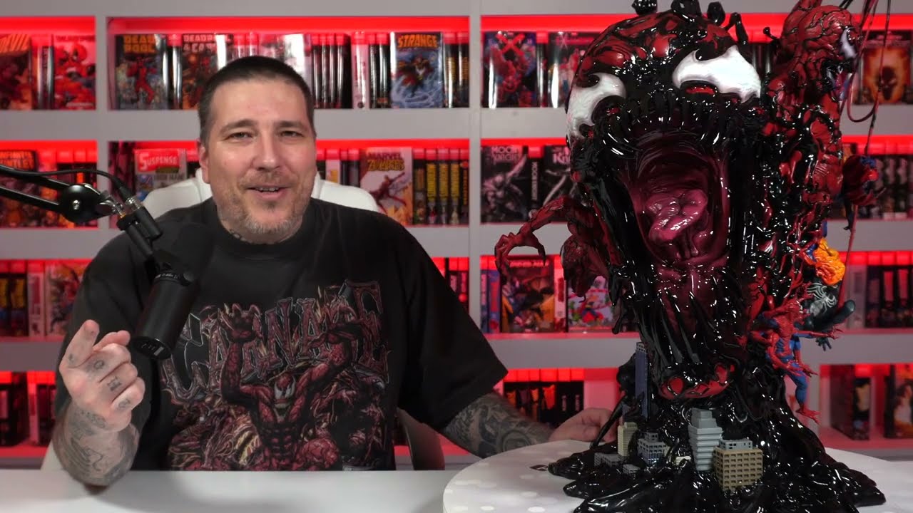 Maximum CARNAGE Fine Art Bust by PCS | Statue Unboxing & Review | Spider-Man | Venom