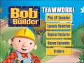 Bob The Builder Teamwork DVD Menus