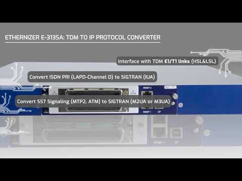 Protocol converter for passive monitoring: TDM NETWORKS (E1/T1/STM-1) TO IP SIGTRAN ADAPTATION LAYER