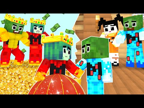 GA Animations - Monster School : Baby Zombie Vs Squid Game Doll Love Story - Minecraft Animation