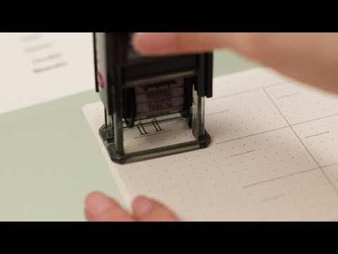 ミドリ ペインタブルスタンプ 回転印　MIDORI Paintable Stamp "Rotary Type"