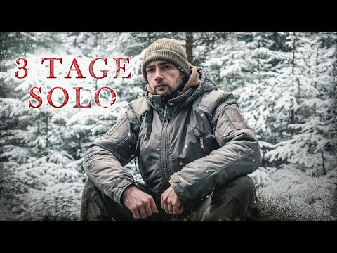 3 TAGE IM WALD | Bushcraft Tour, Feuer machen, Winterbiwak, Survival, Schnee | Ranger Chris