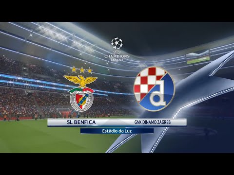 PES 2018 Champions League -Group stage- Dinamo Zagreb vs SL Benfica