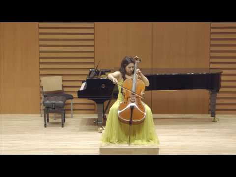 이유민 첼로 Bach Cello suite No.6 sarabande