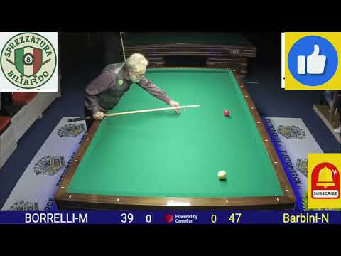 Borelli M. vs Barbini N. – Gara Open Batterie 🇮🇹🔥 | Tecnica e tensione nel biliardo 5 birilli