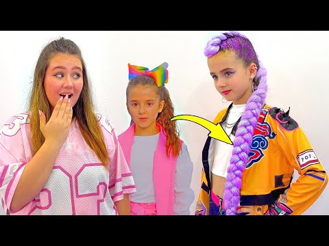 Ruby and Bonnie Transform Bonnie into Rumi | KPop Demon Hunters Makeover