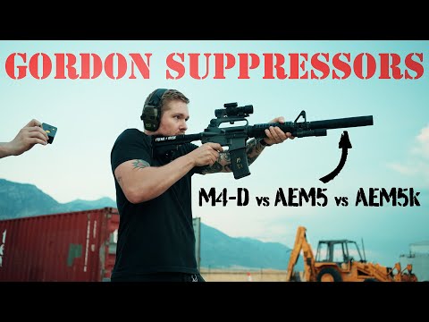 Gordon Carbine Suppressor Comparison: M4-D vs AEM5 vs AEM5k