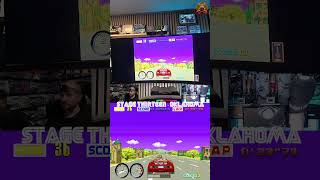 Turbo OutRun Stage 13 - Classic retro racers on modern sim gear with POV #SEGA #turbooutrun