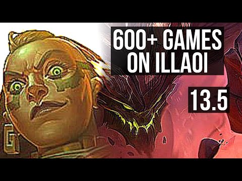 ILLAOI vs MALPHITE (TOP) | Rank 4 Illaoi, 6 solo kills, 600+ games | TR Master | 13.5