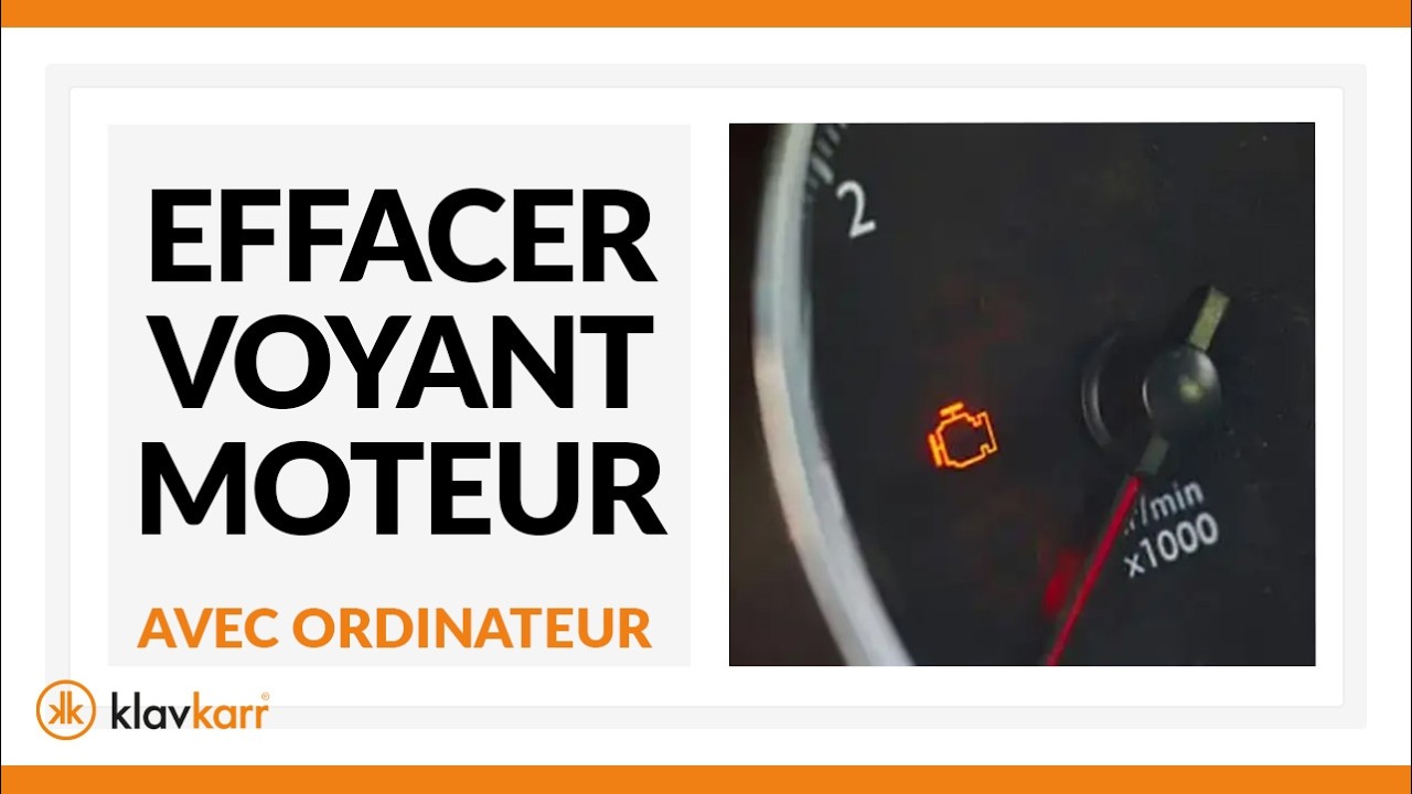 [TUTO] Effacer le voyant moteur à l'aide de son ordinateur  !