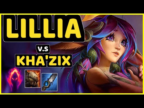 MAXLORE (LILLIA) vs KHA'ZIX - JUNGLE GAMEPLAY - EUW Ranked GRANDMASTER