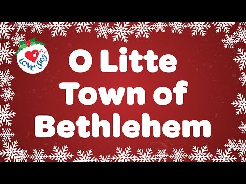 O Little Town of Bethlehem with Lyrics | Christmas Carol & Song