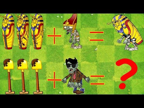 Plants vs Zombies 2  : Plant Power-Up! Plants vs Excavator Zombie vs Pharaoh Zombie