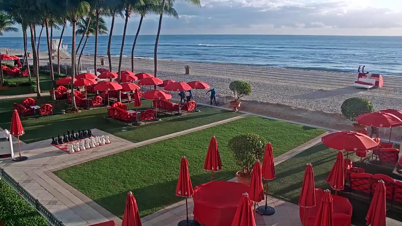 Live webcam view of Acqualina Resort Beach and Gardens