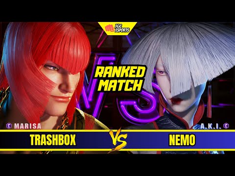 SF6 - NEMO (AKI) VS TRASHBOX (MARISA)  STREET FIGHTER 6