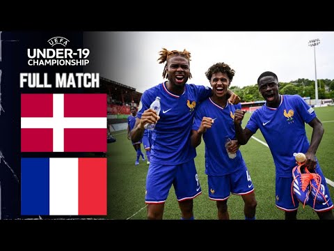 Denmark vs France | U19 Euro Championship Full Match| July 19, 2024