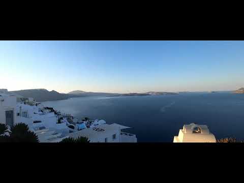 SUNRISE BICYCLE RIDE IN SANTORINI 4K