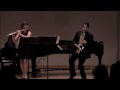Trio for flute, alto saxophone and piano, Mvt. #3 ...