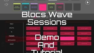 Video thumbnail for Blocs Wave, Creating And Using SECTIONS, Demo and Tutorial, iPad by The Sound Test Room