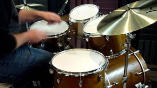 Video thumbnail for Yamaha Beech Custom Absolute Bop Kit 18" / 10" / 12" / 14" by Boston Drum Center