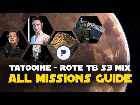 Tatooine S3 - Fennec, Reva SM, Mix CM and Fleet Guide - Rise of the Empire ROTE TB Sector P3 | SWGOH