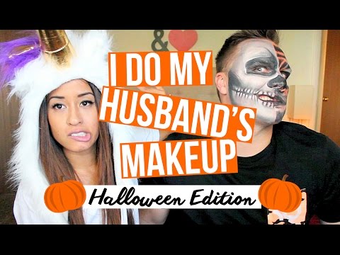 I Do My Husband’s Makeup: Halloween Edition | Ariel Hamilton Video