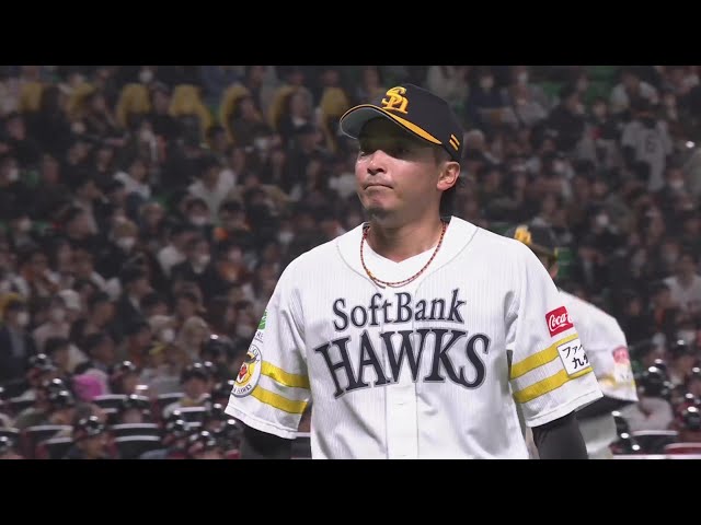 【5回表】開幕ローテ入りへアピール!! ホークス・東浜巨 5回無失点のピッチングを見せる!! 2024年3月13日 福岡ソフトバンクホークス 対 読売ジャイアンツ