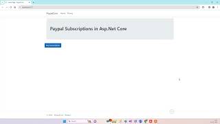 How to Create Subscriptions in Paypal in Asp.Net Core