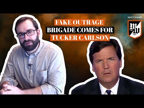 The Fake Outrage Brigade Comes For Tucker Carlson | The Matt Walsh Show Ep. 215