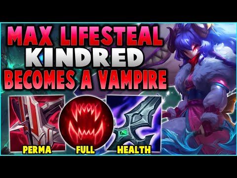 Vampire Kindred Heals To Max Hp Permanently? Max Heal kindred Is Not Fair!