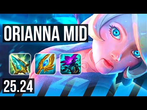 ORIANNA vs AKALI (MID) | KR Challenger | 25.24