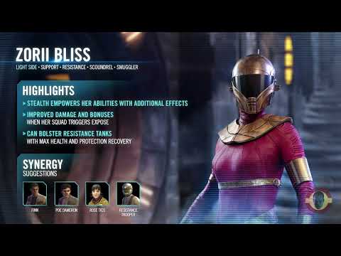 Star Wars: Galaxy of Heroes - Kit Reveal - Zorii Bliss | Royal Chiss News |