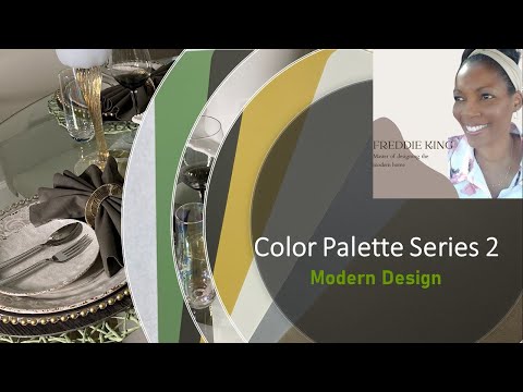 Color Palette Series 2 Modern Tablescape #tablescape #colorpaletteseries #colorpalette  #luxurydecor