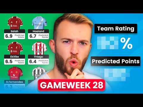 BEST GW28 CAPTAIN ACCORDING TO AI! (IT'S NOT HAALAND!) | MY FPL GW28 TEAM SELECTION | FPL 2025/26