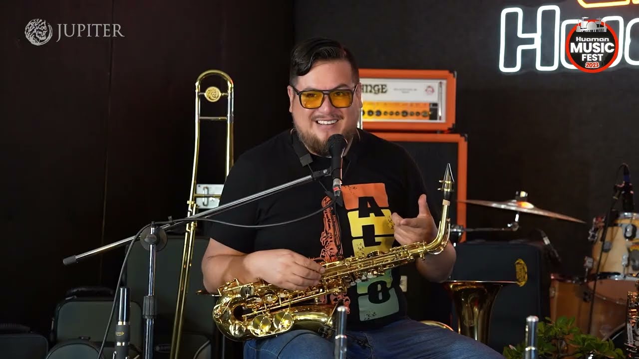 JONATHAN ARIAS fundador de PERUSAX en el Huaman Music Fest 2023