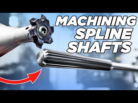 INCREDIBLE Techniques Behind Machining Long Spline Shafts